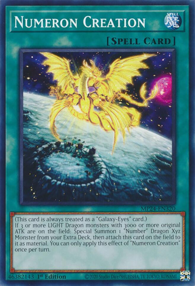 Numeron Creation MP24-EN320 (25th Anniversary Tin: Dueling Mirrors)  - 1st Edition