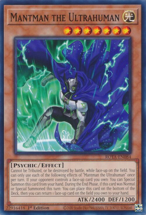 Mantman the Ultrahuman ROTA-EN084 (Rage of the Abyss)  - 1st Edition