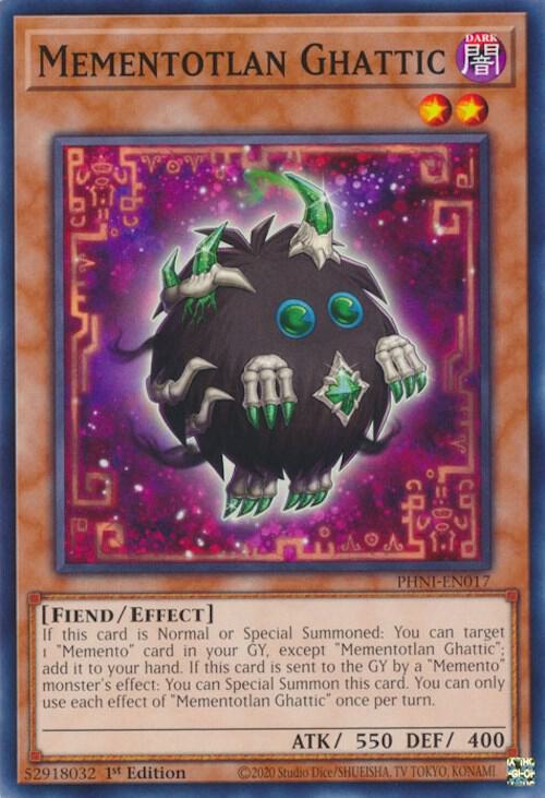 Mementotlan Ghattic PHNI-EN017 (Phantom Nightmare)  - 1st Edition