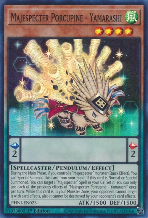 Majespecter Porcupine - Yamarashi PHNI-EN023 (Phantom Nightmare)  - 1st Edition