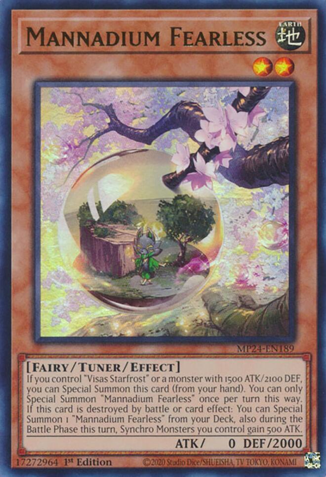 Mannadium Fearless MP24-EN189 (25th Anniversary Tin: Dueling Mirrors)  - 1st Edition