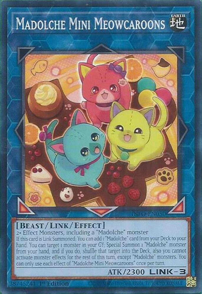 Madolche Mini Meowcaroons INFO-EN050 (The Infinite Forbidden)  - 1st Edition