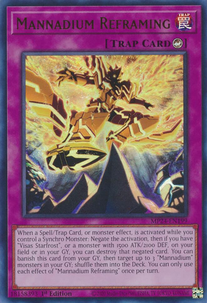 Mannadium Reframing MP24-EN199 (25th Anniversary Tin: Dueling Mirrors)  - 1st Edition