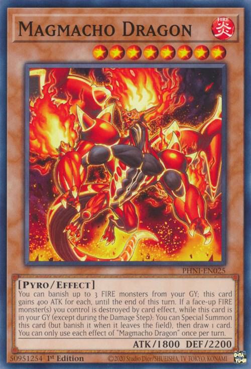 Magmacho Dragon PHNI-EN025 (Phantom Nightmare)  - 1st Edition