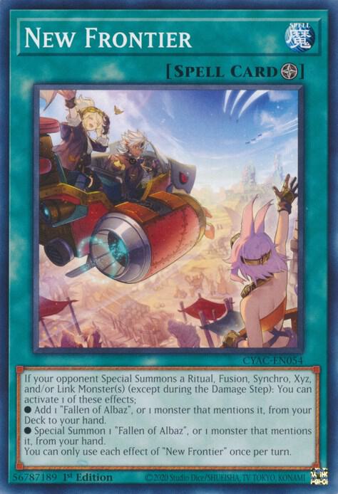 New Frontier CYAC-EN054 (Cyberstorm Access)  - 1st Edition