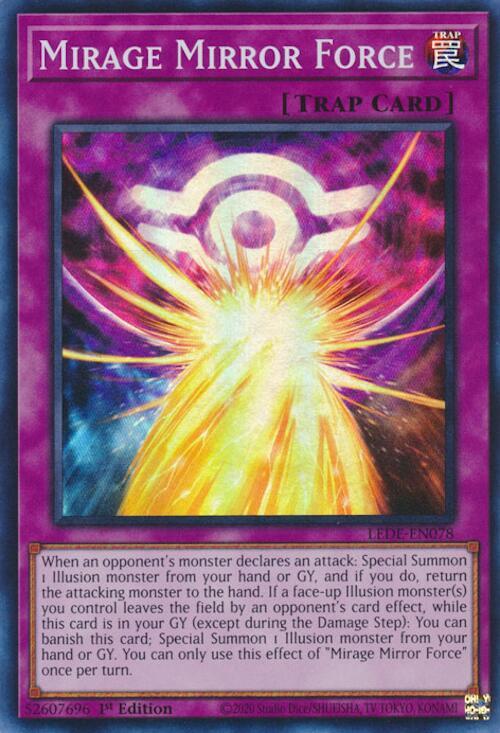 Mirage Mirror Force LEDE-EN078 (Legacy of Destruction)  - 1st Edition