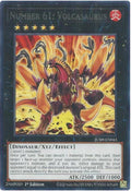 Number 61: Volcasaurus JUSH-EN043 (Justice Hunters)  - 1st Edition