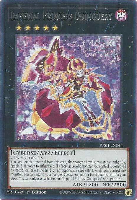 Imperial Princess Quinquery JUSH-EN045 (Justice Hunters)  - 1st Edition