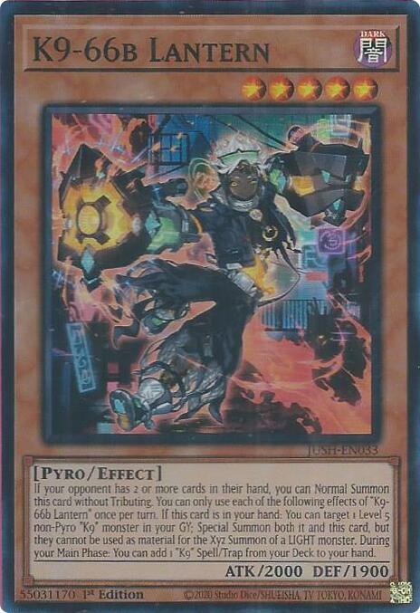 K9-66b Lantern JUSH-EN033 (Justice Hunters)  - 1st Edition