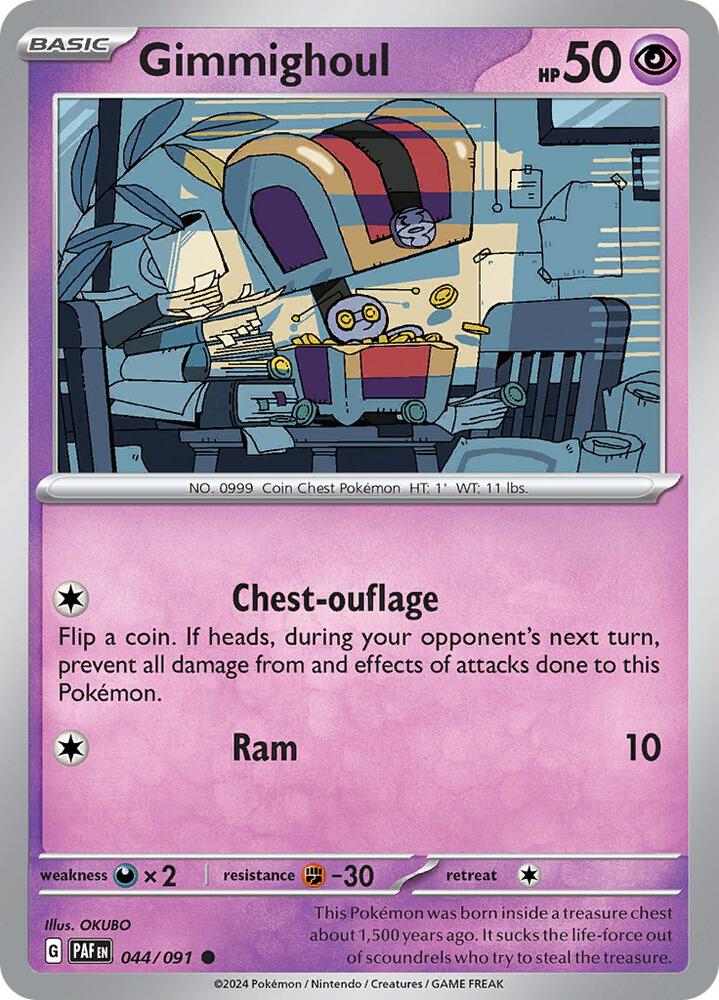 Gimmighoul 044/091 (SV: Paldean Fates) 
