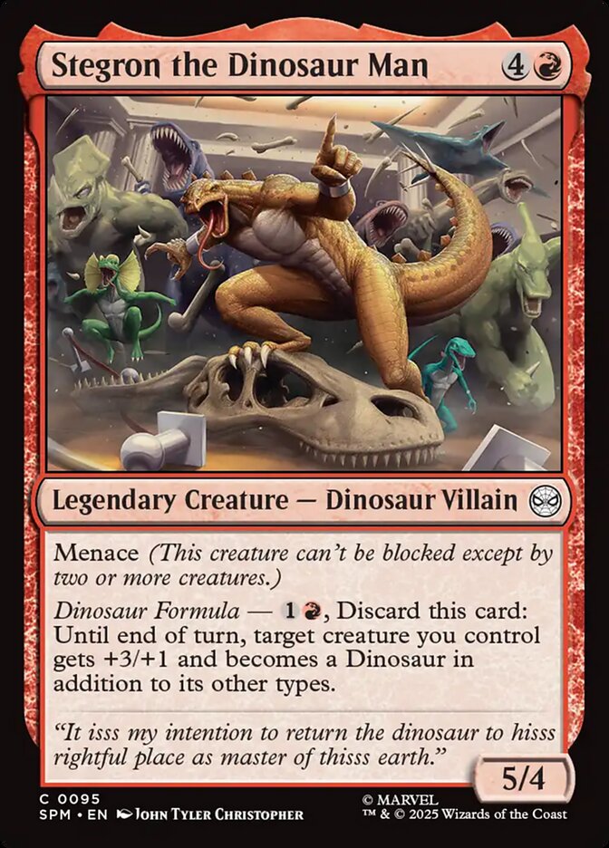 Stegron the Dinosaur Man 95 (Marvel's Spider-Man) 