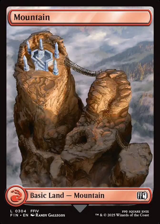 Mountain 304/309 (FINAL FANTASY)  - Full Art Foil
