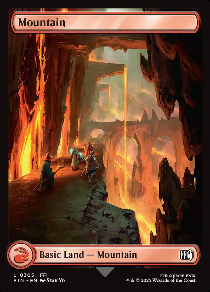 Mountain 305 (FINAL FANTASY)  - Full Art Foil