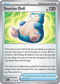 Snorlax Doll 175/182 (SV04: Paradox Rift) 