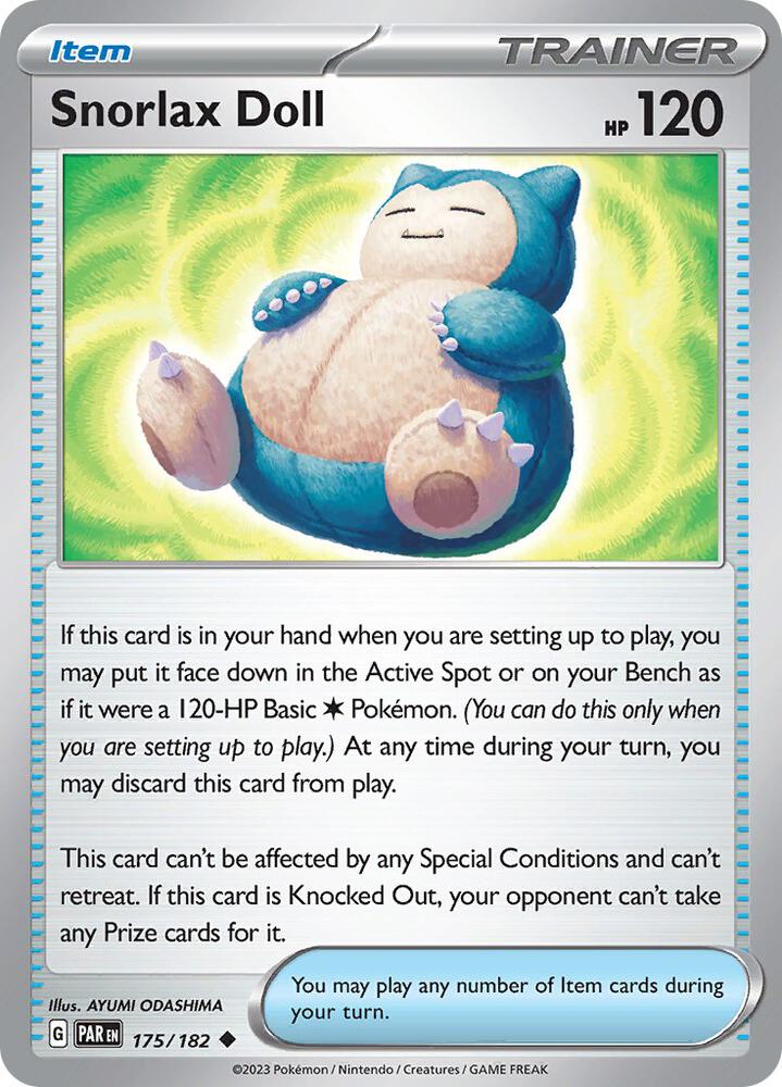 Snorlax Doll 175/182 (SV04: Paradox Rift) 