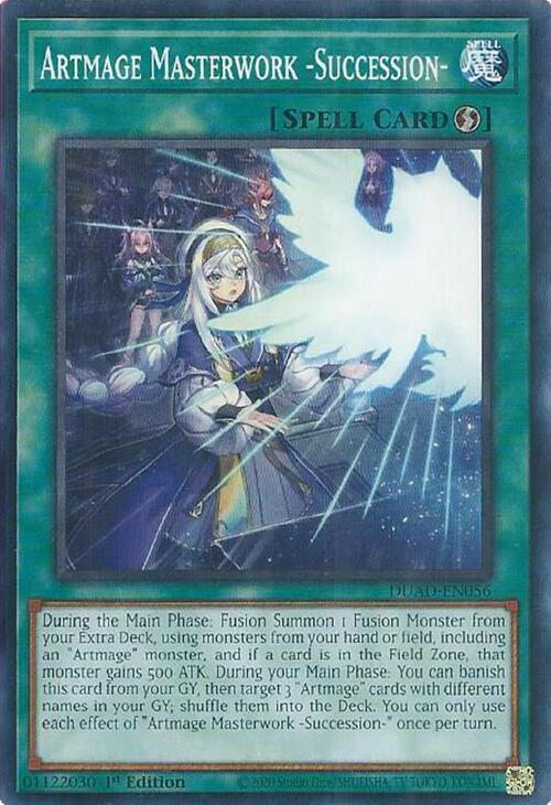 Artmage Masterwork -Succession- DUAD-EN056 (Duelist's Advance)  - 1st Edition