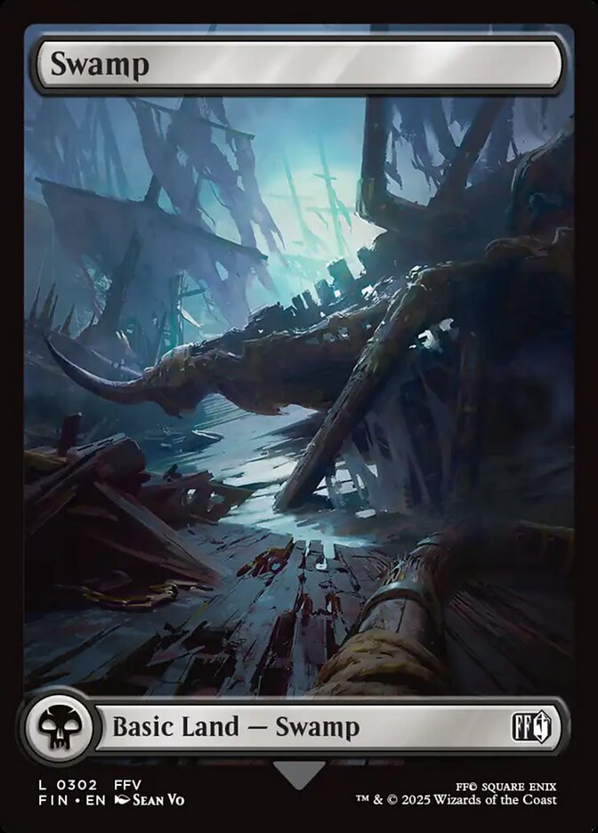 Swamp 302 (FINAL FANTASY)  - Full Art Foil