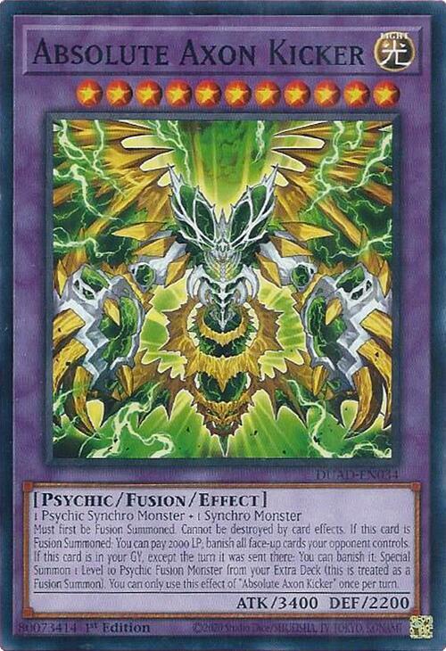 Absolute Axon Kicker DUAD-EN034 (Duelist's Advance)  - 1st Edition