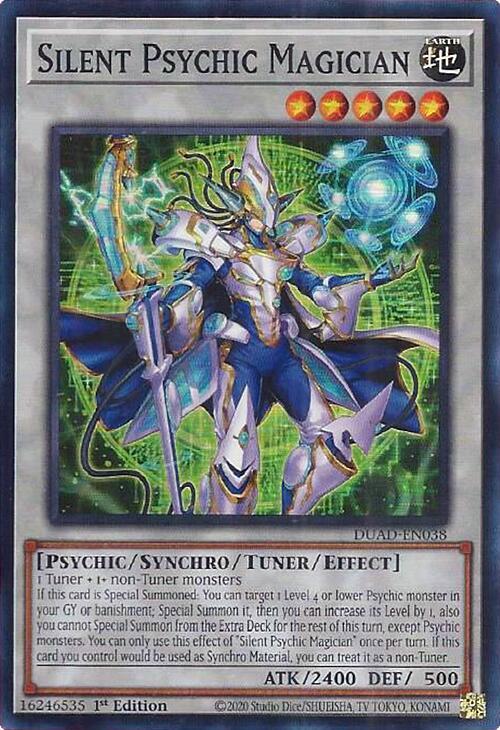 Silent Psychic Magician DUAD-EN038 (Duelist's Advance)  - 1st Edition