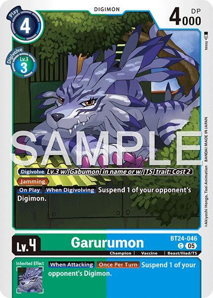 Garurumon BT24-046 C (Time Stranger) 