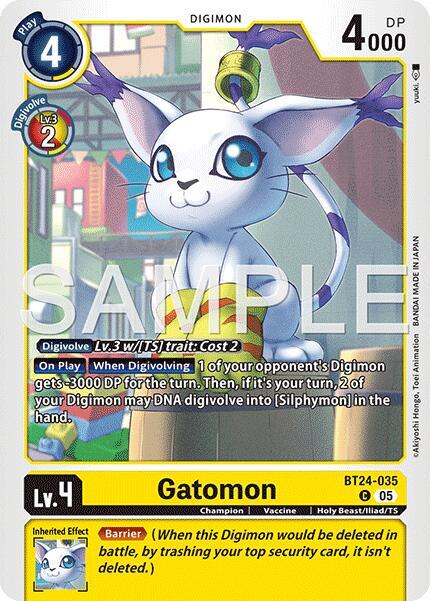 Gatomon BT24-035 C (Time Stranger) 