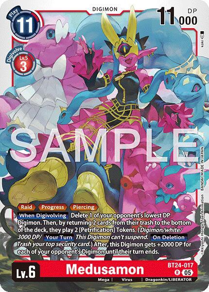 Medusamon BT24-017 R (Time Stranger)  - Foil