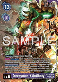 Creepymon X Antibody Alternate Art BT24-078 SR (Time Stranger)  - Foil