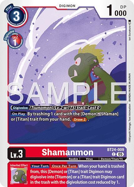 Shamanmon BT24-009 C (Time Stranger) 