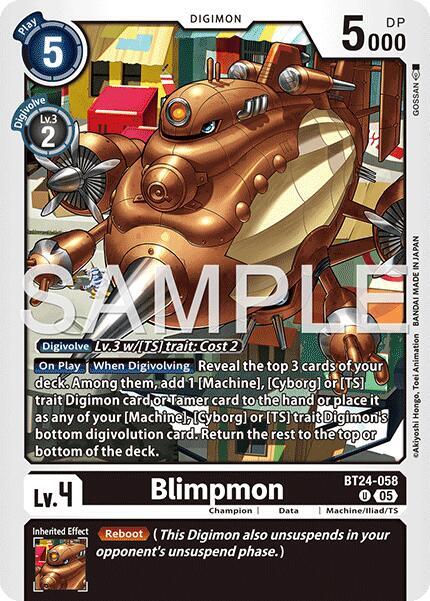 Blimpmon BT24-058 U (Time Stranger) 