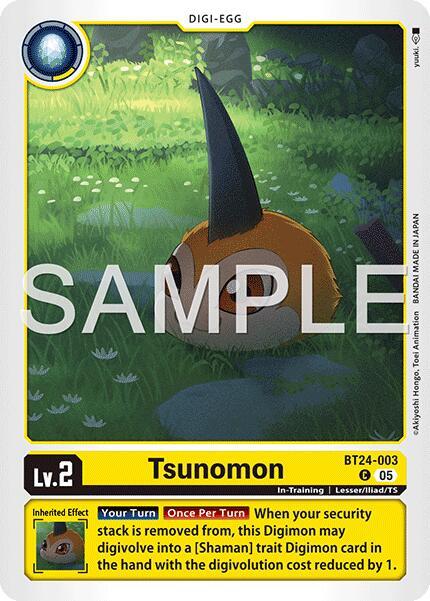 Tsunomon BT24 003 BT24-003 C (Time Stranger) 