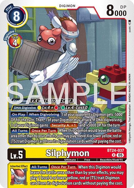 Silphymon BT24-037 R (Time Stranger)  - Foil