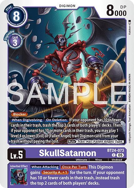 SkullSatamon BT24-073 (Time Stranger) 