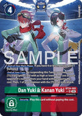 Dan Yuki and Kanan Yuki Alternate Art BT24-085 (Time Stranger)  - Foil