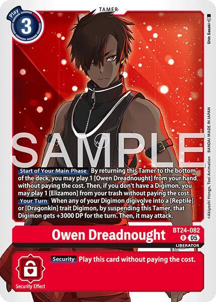 Owen Dreadnought BT24-082 R (Time Stranger)  - Foil