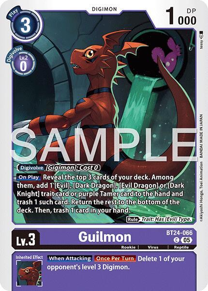 Guilmon BT24-066 C (Time Stranger) 