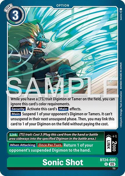 Sonic Shot BT24-095 U (Time Stranger) 