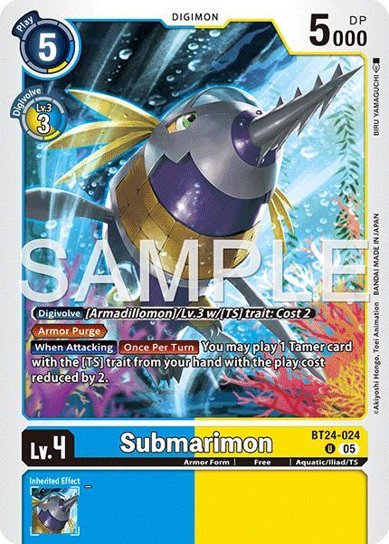 Submarimon BT24-024 U (Time Stranger) 