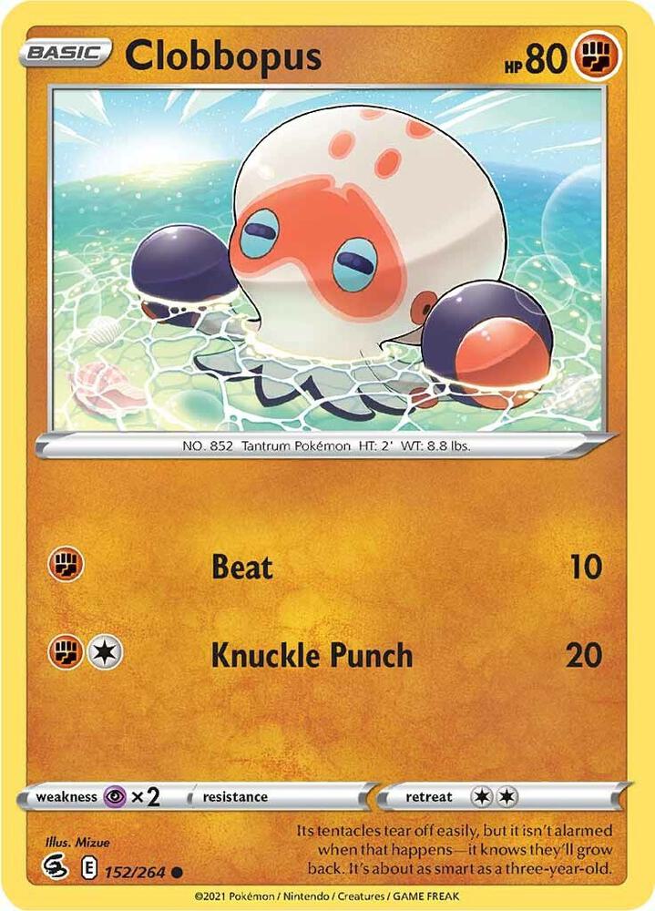 Clobbopus 152/264 (SWSH08: Fusion Strike) 