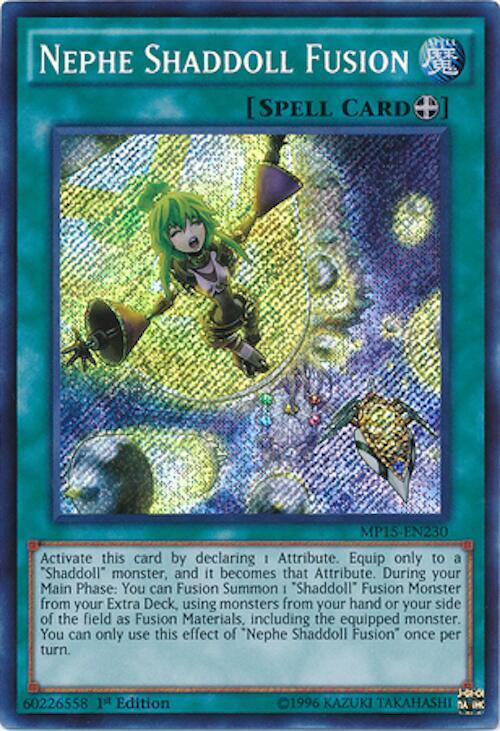 Nephe Shaddoll Fusion MP15-EN230 (2015 Mega-Tins Mega Pack)  - 1st Edition