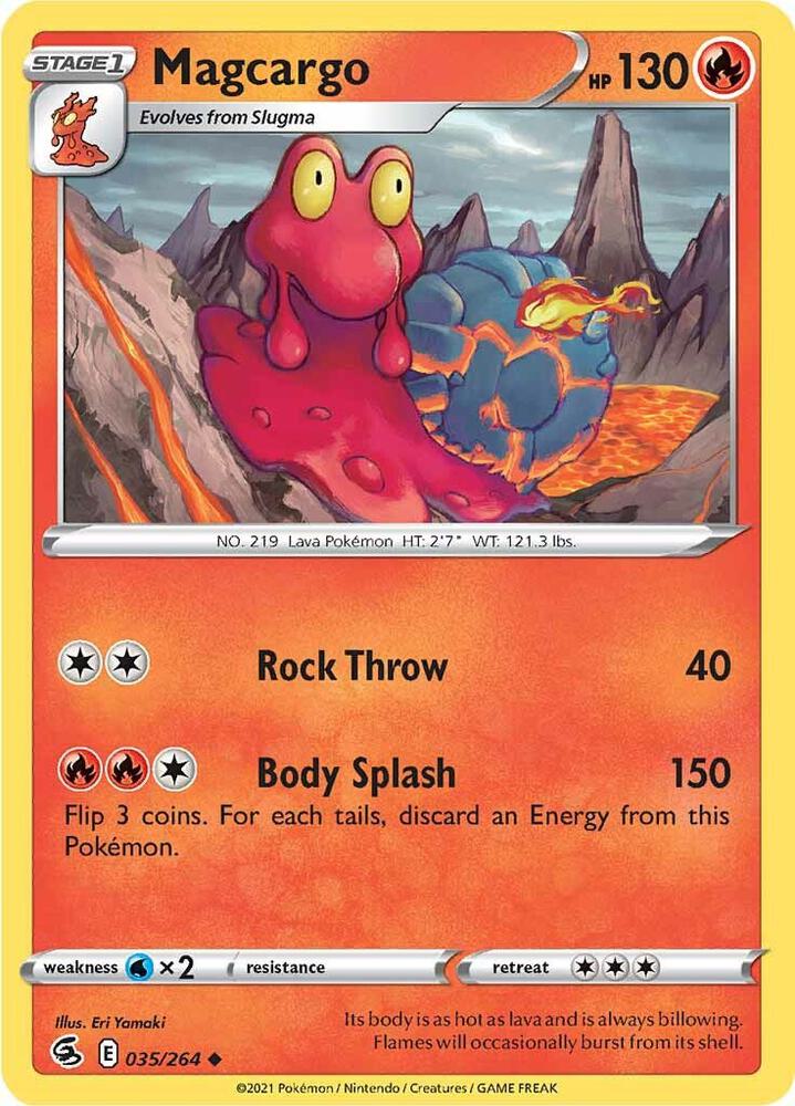 Magcargo 035/264 (SWSH08: Fusion Strike) 