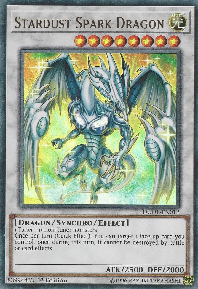 Stardust Spark Dragon DUDE-EN012 (Duel Devastator)  - 1st Edition