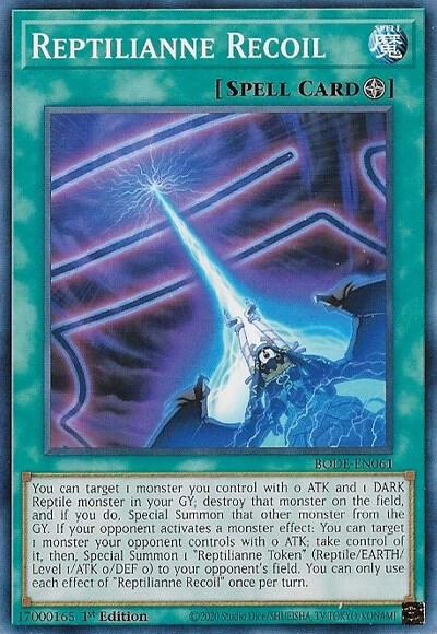 Reptilianne Recoil BODE-EN061 (Burst of Destiny)  - 1st Edition