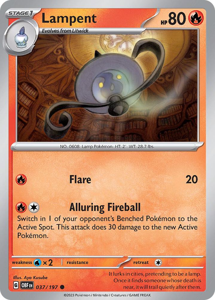 Lampent 037/197 (SV03: Obsidian Flames) 