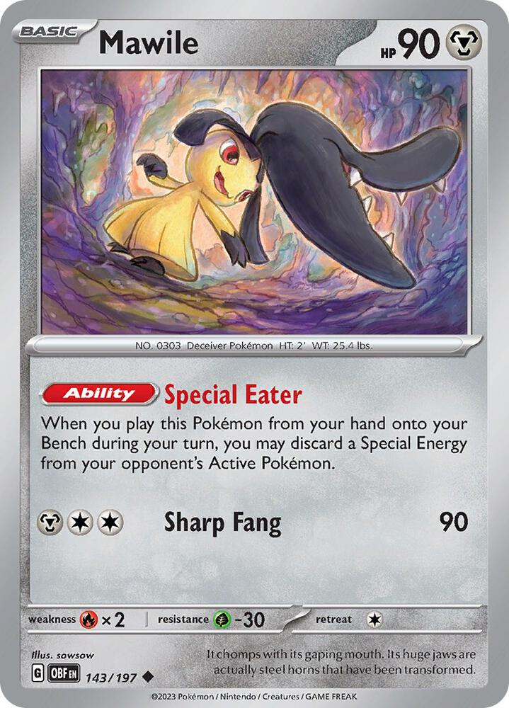 Mawile 143/197 (SV03: Obsidian Flames) 