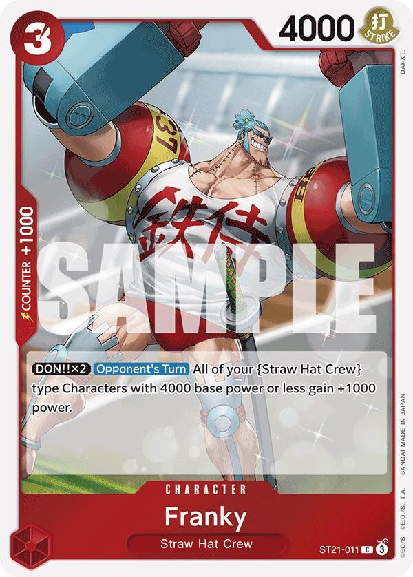 Franky ST21-011 (Starter Deck EX: Gear 5) 