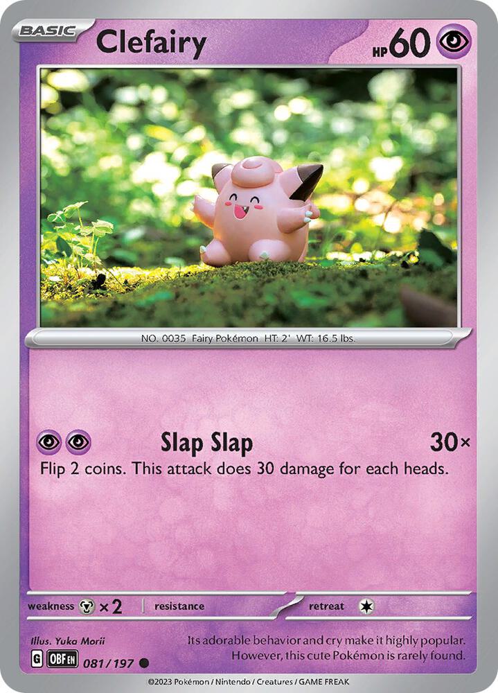 Clefairy 081/197 (SV03: Obsidian Flames) 