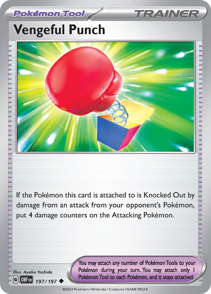 Vengeful Punch 197/197 (SV03: Obsidian Flames) 