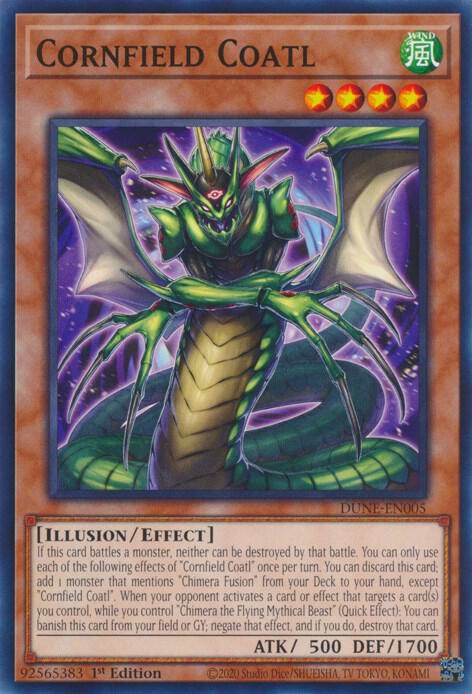 Cornfield Coatl DUNE-EN005 (Duelist Nexus)  - 1st Edition