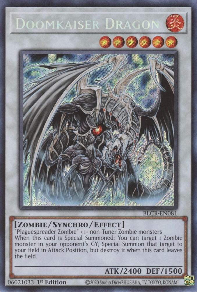 Doomkaiser Dragon BLCR-EN081 (Battles of Legend: Crystal Revenge)  - 1st Edition