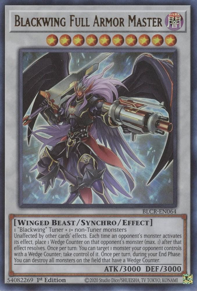 Blackwing Full Armor Master BLCR-EN064 (Battles of Legend: Crystal Revenge)  - 1st Edition